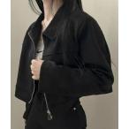 レザージャケット ライダース クロップド丈 フェイクスエード ライダースジャケット レディース