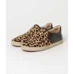 [Christian Louboutin] Leopard туфли без застежки 37 Brown женский 