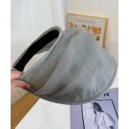 サンバイザー カチューシャ サンバイザー 2WAY小顔 レディース