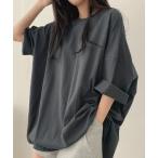 tシャツ ロゴTシャツ ゆったり プルオーバー夏服 レディース