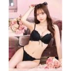 ブラジャー ショーツセット 新作!「3点セット」 エレガンス レースアップ 育乳脇高 ブラジャー ＆ バック透け フルバック ＆ Tバック ショーツ