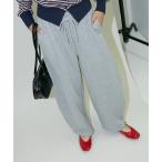 スウェットパンツ ジャージ PUBLUX/パブリュクス 裏起毛 スウェット カーブパンツ 限定展開 レディース