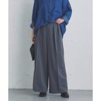 パンツ ストライプ2タックパンツ レディース