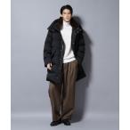 ショッピングnano ダウンジャケット ダウン 「西川ダウン(R)」フェイクファーカラーサージロングダウン メンズ