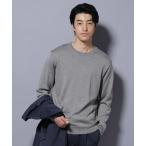 セーター ニット タスマニアウールミックスクルーネックニット メンズ