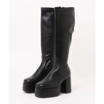 ショッピングロングブーツ ブーツ 厚底ロングブーツ レディース