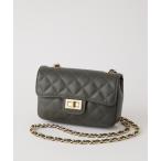 ハンドバッグ 「forksy.」「AULENTTI / オウレンティ」キルティングチェーンショルダーバッグ