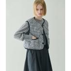 ショッピングジムフレックス ダウンベスト ベスト Gymphlex | ナイロンタフタ キルトダウンショートベスト WOMEN レディース