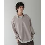 tシャツ 「LFM(U)」スウェードライクＨＺＩＰポロ　 593465 メンズ レディース