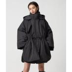 ショッピングポンチョ ポンチョ 「EMMEL REFINES」EM ポンチョライク ナカワタ コート レディース