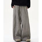 ショッピングバルーン パンツ 「neos」ルーズシルエット レトロ ストライプ 総柄 ワイド バルーン パンツ メンズ レディース