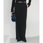 ショッピングセレモニー パンツ 「26SS新作コラボ/セレモニー/オケージョン/入卒式/手洗い可/セットアップ対応」ピンタックセンタープレスワイドパンツ レディース
