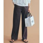 「23区」 スラックス 38 ブラウン 