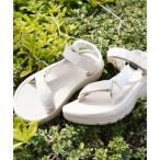 ショッピングteva 「Teva」 フラットサンダル 23 オフホワイト レディース
