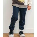 ショッピング恐竜 パンツ 消防車恐竜折り返し柄プリントデニム風パンツ(80~120cm) キッズ 子供服 男の子 女の子