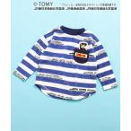 tシャツ 「コラボ」プラレールボーダー柄長袖Tシャツ キッズ 子供服 男の子