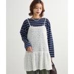 キャミソール レースキャミチュニック