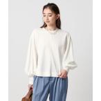 ショッピングシャツ tシャツ ポンチ バルーンスリーブ カットソー ‐ウォッシャブル‐ レディース