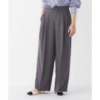 ショッピングcolors パンツ SHIPS Colors:「洗濯機可能」ウーステッドライク ワイド パンツ(セットアップ対応可能) レディース