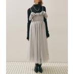 ショッピングフリル ワンピース ヘムフリルコルセットワンピース