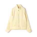ショッピングリネン ブルゾン アウター ナイロンリネンビンテージギャバジン ジップアップブルゾン レディース