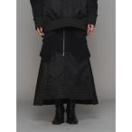 ショッピングFleece スカート FLEECE DOCKING LAYERED SK「セットアップ着用可能」 / フリースドッキングレイヤードスカートl