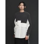 ニット セーター CABLE LAYER SHORT KNIT TOP / ケーブルレイヤーショートニットトップ レディース
