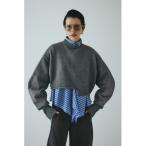 ニット セーター Asymmetrry hem knit tops アシンメトリーヘムニットトップス レディース