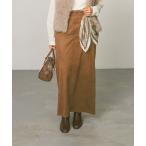 スカート スウェードナロースカート