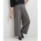  брюки [ стиральная машина возможно /S-LL] аккуратный сверху товар красивый видно tuck широкий брюки женский 