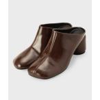 サンダル スクエアトゥチャンクミュール レディース