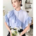 「moment+」 半袖ブラウス M サ