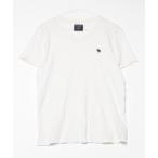 ショッピングAbercrombie 「Abercrombie&Fitch」 ワンポイント半袖Tシャツ S ホワイト メンズ