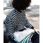 tシャツ is-ness / イズネス BALLOON STRIPES LONG SLEEVE T-SH メンズ
