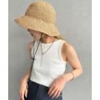 「halo commodity」 ストローハット F ナチュラル レディース