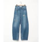 「Curensology」 ダメージ加工デニムパンツ 32 ブルー レディース