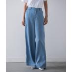 ショッピングひんやり ジーンズ デニム デニムパンツ 「biyori」”ひんやり、薄くて、ラクに”モダールデニムパンツ「洗濯機で洗える」 レディース