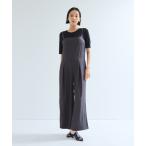 オールインワン タックフレアコンビネゾン「手洗い可能」 レディース