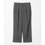 スラックス 「Thingless」サイドアジャスト 2プリーツ パンツ メンズ