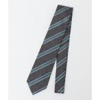 ネクタイ SHIPS Colors:シルク ストライプ ネクタイ