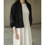 コート アウター レース シアー ブルゾン HUIT レディース