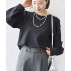 tシャツ DEPEND インレー タック デザイン プルオーバー レディース