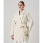 トレンチコート コート キルティングテーラードロストコート レディース