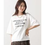 ショッピングＴシャツ tシャツ ＦＬＡＮＥＲ５分袖Ｔ レディース