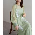 ドレス 「オケージョン」シアーレース使いセットワンピース
