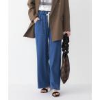 ジーンズ デニム デニムパンツ SHIPS Colors:「洗濯機可能」カットデニム ドロスト パンツ レディース