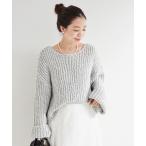 ショッピングトップス ニット セーター ハンドライクニット レディース