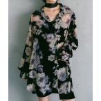 ブラウス シャツ Velvet Over Shirt/ベルベットオーバーシャツ レディース