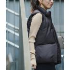 ショッピングジレ ダウンベスト ベスト ナイロンショートジレ レディース