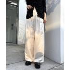 パンツ サテンパンツ レディース